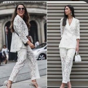 Zara lace suit